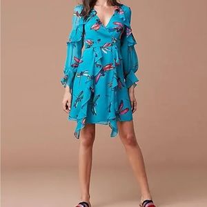 NWT DVF Marianna Dress in Dragonfly Print